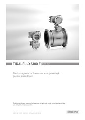 KROHNE TIDALFLUX2300 F Snelle Start