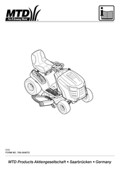 MTD products C15 Originele Gebruiksaanwijzing