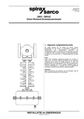 Spirax Sarco DRV7 Installatie En Onderhoud
