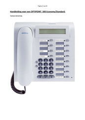 Siemens optiPoint 500 standard Handleiding