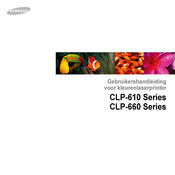 Samsung CLP-610 Series Gebruikershandleiding