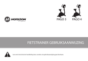 Horizon Fitness PAGO 4 Gebruiksaanwijzing