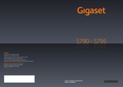 Gigaset S 795 Gebruikershandleiding