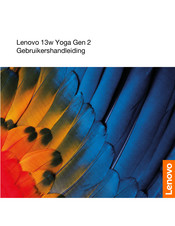 Lenovo 13w Yoga Gen 2 Gebruikershandleiding