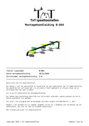 TNT B-064 Montagehandleiding