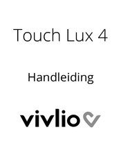 Vivlio Touch Lux 4 Handleiding