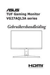 ASus TUF Gaming VG27AQL3A Series Gebruikershandleiding