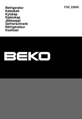 Beko FSE 25800 Gebruiksaanwijzing