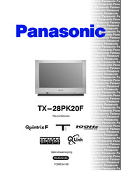 Panasonic TX-28PK20F Gebruiksaanwijzing