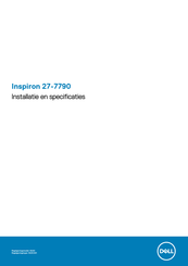 Dell Inspiron 27-7790 Installatiehandleiding