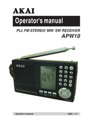 Akai APW10 Handleiding