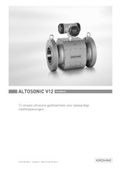 KROHNE ALTOSONIC V12 Handboek