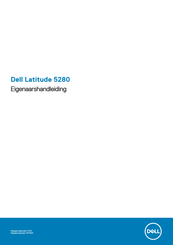 Dell Latitude 5280 Handleiding