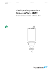 Endress+Hauser Memosens Wave CKI50 Bedieningsvoorschrift