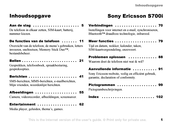 Sony Ericsson S700i Gebruiksaanwijzing