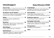 Sony Ericsson Z520i Gebruiksaanwijzing