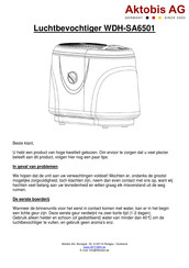 Aktobis AG WDH-SA6501 Gebruikershandleiding