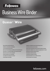 Fellowes Quasar Wire Instructies