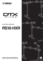 Yamaha DTX drums RS10-HXR Gebruikershandleiding