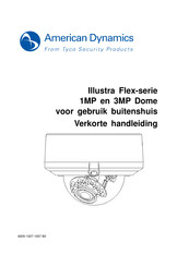 American Dynamics Illustra Flex 1MP Dome Verkorte Handleiding