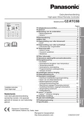 Panasonic CZ-RTC5B Gebruikershandleiding