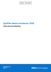 Dell OptiPlex 7020 Gebruikershandleiding