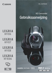 Canon LEGRIA HF R306 Gebruiksaanwijzing