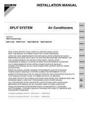 Daikin FAQ71BUV1B Installatiehandleiding