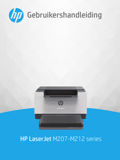 HP LaserJet M207 Series Gebruikershandleiding