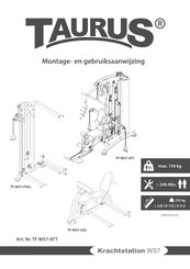 Taurus Krachtstation WS7 Montage- En Gebruiksaanwijzing