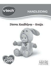 VTech Little Love Dieren Knuffelpop Konijn Handleiding