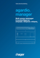 hager agardio. manager HTG411H Gebruikershandleiding