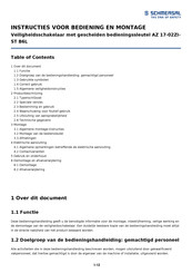 schmersal AZ 17-02ZI-ST B6L Bedienings- En Montagehandleiding