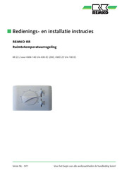 REMKO RR 22.2 Bedienings- En Installatiehandleiding