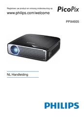 Philips PicoPix PPX4935 Handleiding