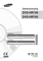 Samsung DVD-HR750 Gebruiksaanwijzing