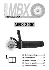 Monti MBX Series Gebruikershandleiding