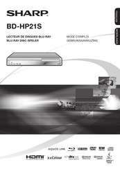 Sharp BD-HP21S Gebruiksaanwijzing