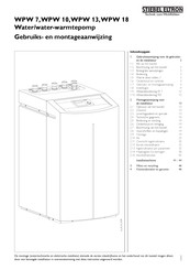 Stiebel Eltron WPW 7 Gebruiks- En Montage-Aanwijzing