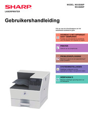 Sharp MX-B350P Gebruikershandleiding