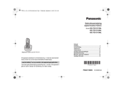 Panasonic KX-TG1312NL Gebruiksaanwijzing