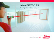 Leica DISTO A5 Gebruiksaanwijzing