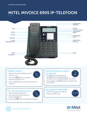 Mitel MIVOICE 6905 Introductiehandleiding