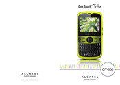 Alcatel One Touch Tribe OT-800 Gebruiksaanwijzing