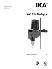 IKA RW 20 digital Gebruikershandleiding