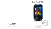 Alcatel One Touch Mini OT-708 Gebruiksaanwijzing