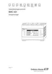 Endress+Hauser RMC621 Bedieningsvoorschrift