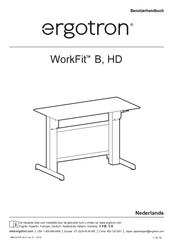 Ergotron WorkFit B Handleiding