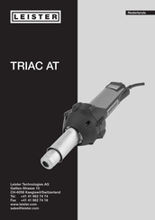 Leister Triac At Gebruikershandleiding