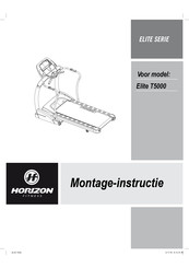 Horizon Fitness Elite T5000 Montage-Instructie